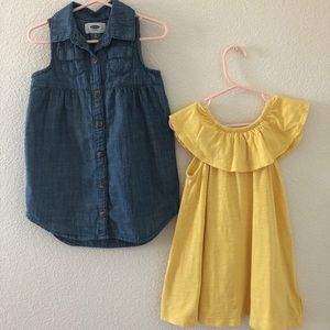 Bundle of 2 Old Navy Dresses size 2T